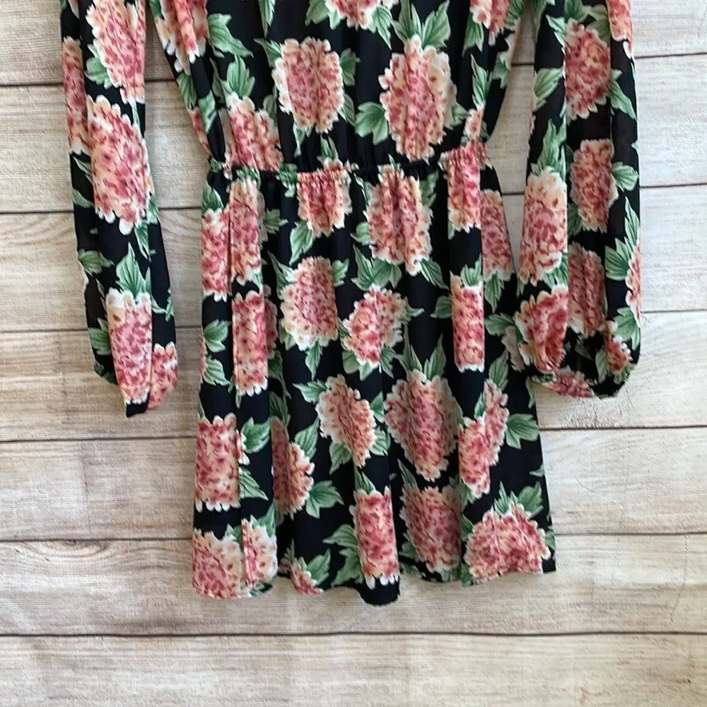 SHOW ME YOUR MUMU RAINEY MINI DRESS IN FLORAL PRINT‎